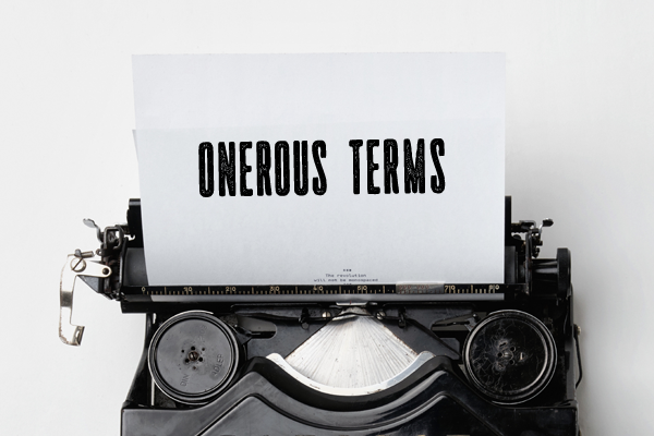 Onerous Terms Not Necessarily Unconscionable