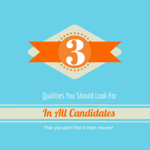 3 Qualities of Excellent Candidates