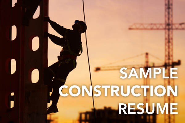 construction resume